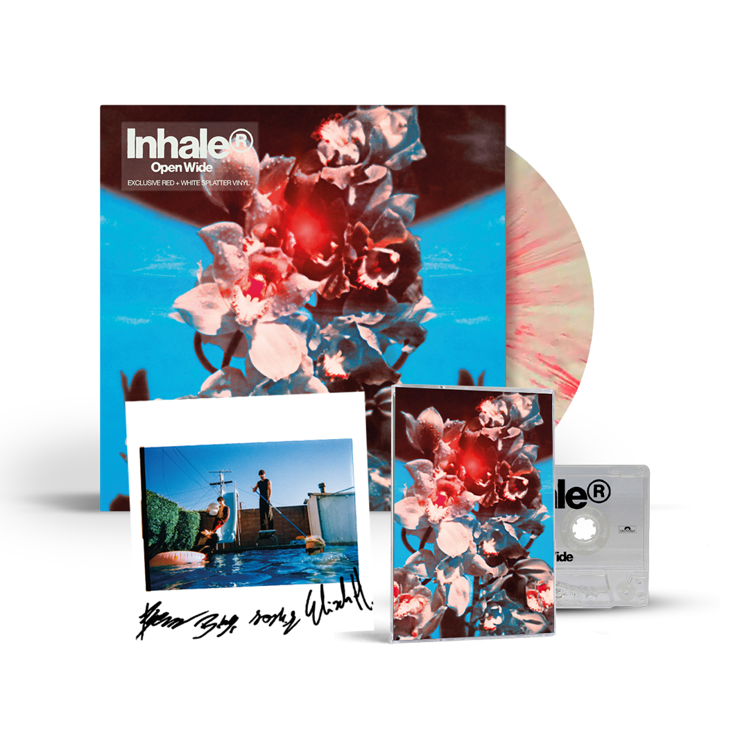 Open Wide Store Exclusive Splatter Vinyl, Store Exclusive Cassette 2 + Signed Art Card