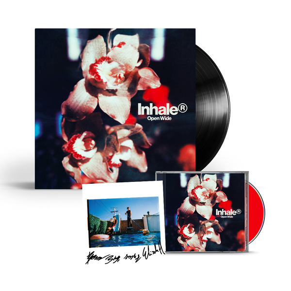 Open Wide Standard CD, Standard Vinyl + Signed Art Card Inhaler